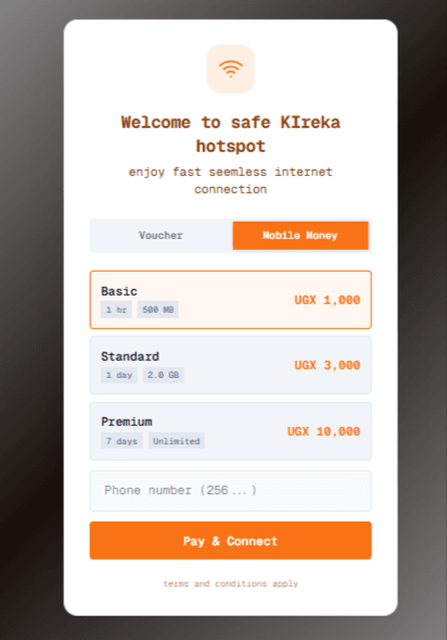 Branded Captive Portal
